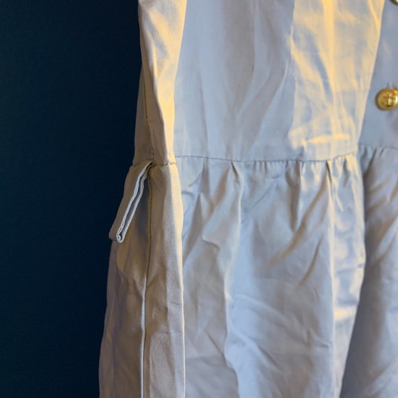 Family Affairs Midnight Voyage Peter Pan Collar Dress in Gray Size Medium NWT - Picture 4 of 7